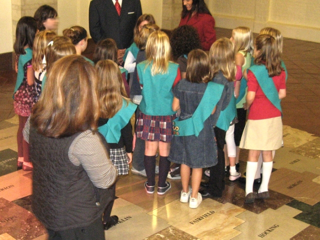 Girl Scouts at the Ohio Statehouse