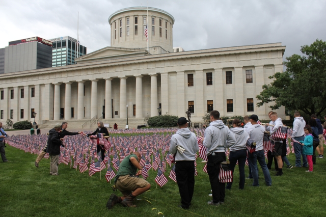 9/11 Flag Memorial in 2018