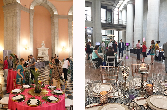 The Rotunda and Atrium are venues for your event.